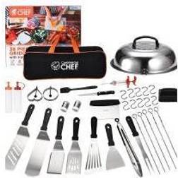 Commercial Chef Griddle Accessories Kit for Top Teppanyaki Hibachi Camp
