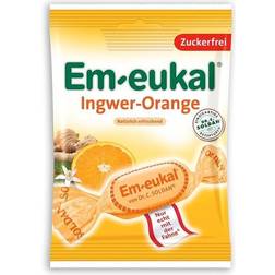 Em-eukal Ingefær og Orange /uden sukker 75 g.