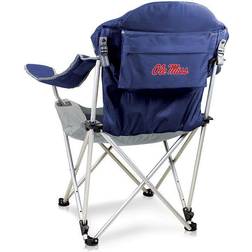 Picnic Time Ole Miss Rebels Reclining Camp Chair, Blue