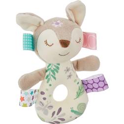 Mary Meyer Taggies Embroidered Soft Ring Rattle, Flora Fawn