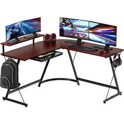 SHW Vista L-Shape Desk with Stand