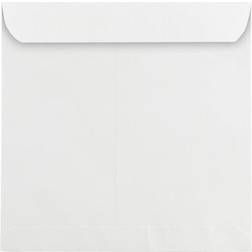 Jam Paper 11.5" x 11.5" Large Square Invitation Envelopes, White, 25/Pack (3992321) White