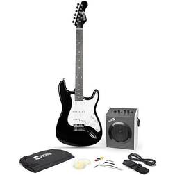 Rockjam Full-Size Electric Guitar Kit, Black