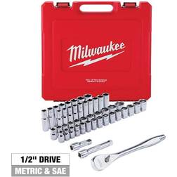 Milwaukee Drive SAE/Metric Ratchet Mechanics Set