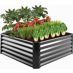 Best Choice Products Raised Garden 4ftx4ftx1.5ft, Planter Box