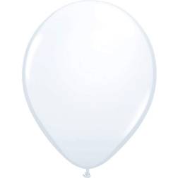 Qualatex 5" White Latex Balloons (100ct)