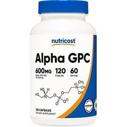 Nutricost Alpha GPC 600mg Per Serving, 120