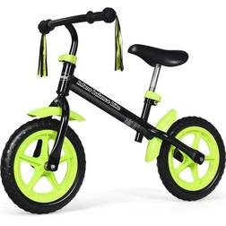 Costway Adjustable Lightweight Kids Balance Bike-Green
