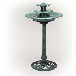 Alpine Corporation 35 3-Tiered Pedestal Water Fountain