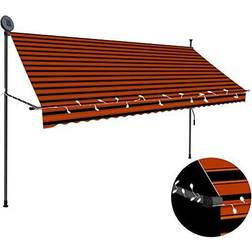 vidaXL Manual Retractable Awning with Arm