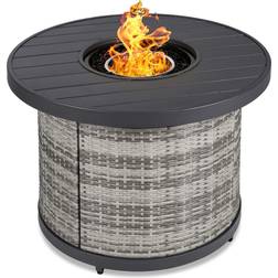 Best Choice Products 32in Round Gas Fire Pit
