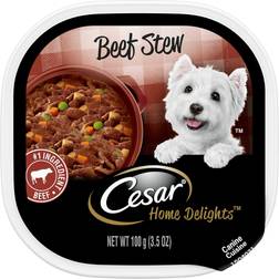 Cesar Delight Wet Dog Food, Beef Stew Oz