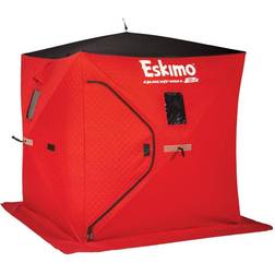Eskimo QuickFish 2i, Pop-Up Portable Shelter, Insulated, Red, 2-Person