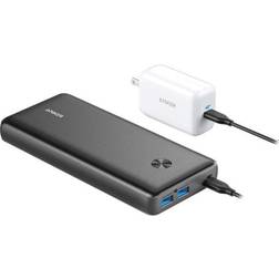 Anker Power Bank, PowerCore III Elite 25600 PD 60W with 65W PD Charger, Power Delivery Portable Charger Bundle for USB C MacBook Air/Pro/Dell XPS