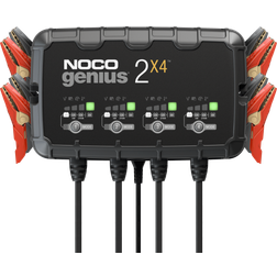 Noco 8 Amp Fully-Automatic Smart Charger with 4-Bank, Black