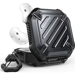i-Blason SupCase Unicorn Beetle Pro Case for wireless earbuds rugged polycarbonate thermoplastic polyurethane (TPU) black for Samsung Galaxy Buds Live Buds Pro Buds2