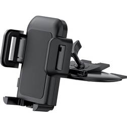 Cell Phone Holder for Car, CD Slot Car Phone Mount, One Button Release Easy Installation CD Player Car Phone Holder Mount Compatible with iPhone13 12 Mini 11 Pro XR XS MAX Galaxy S20 S20 S10 S9 S8
