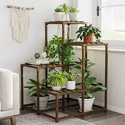 Bamworld Plant Stand Corner Plant Shelf Plant Stand
