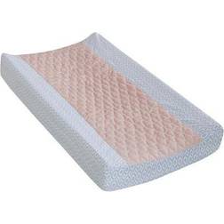 Levtex Baby Everly Changing Pad Cover In Pink/teal teal Changing Pad Cover