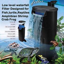 Aquarium Turtle Filter Waterfall Flow Water Clean Reptiles Tank Tank Tank