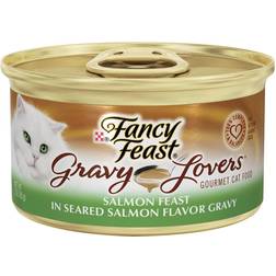 Fancy Feast Gravy Lovers Gourmet Wet Cat Food Salmon Feast Salmon Flavor