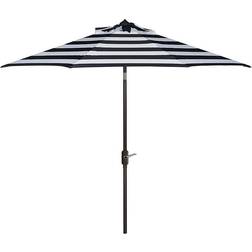 Safavieh Outdoor Umbrellas NAVY/WHITE Navy