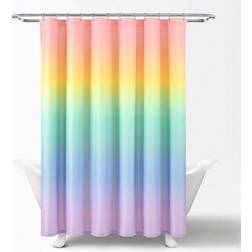 Lush Decor Rainbow Ombre Shower