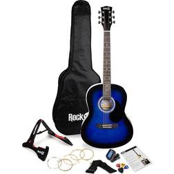 Rockjam Acoustic Guitar Kit, Blue