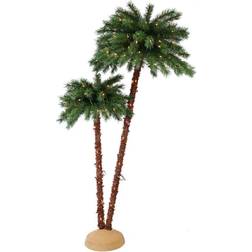 Puleo International Premium 3.5 ft./6 Pre-Lit Artificial Palm with