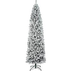 National Tree Company First Traditions 8.5-ft. Acacia Flocked Christmas Tree