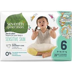 Seventh Generation Baby Diapers Free & Clear Size 6 20.0 ea