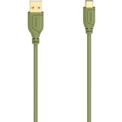 Hama USB-A to USB-C cable 0.75 m green 002006370000