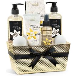& Joe Warm Vanilla Fragrance Bath & Body Spa Gift Set