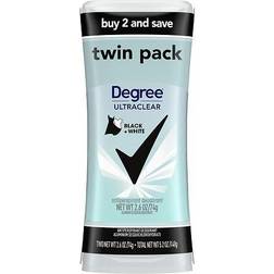 Degree Antiperspirant Deodorant Black + White 2.6 2 pack