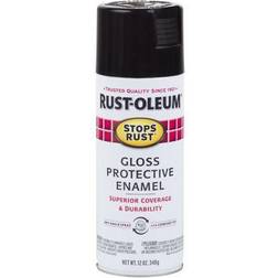 Rust-Oleum Stops Protective Enamel Spray Paint, Gloss Black