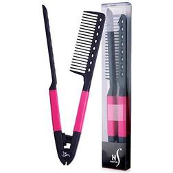 Herstyler Easy Comb. Professional Hair Salon Straightener Comb Colors May Vary