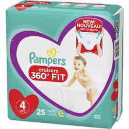 Procter & Gamble Pampers Cruisers 360˚ Fit Diapers Size 4 25 Count
