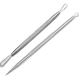 Blackhead Remover 2 PCS Pimple Popper Tool，Stainless Steel Pimple