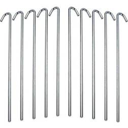 Tent Stakes Heavy Duty Metal, Galvanized Rust-Free Yard Stakes, Fence