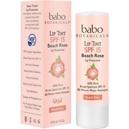 Babo Botanicals Lip Tint Conditioner SPF15 Beach Rose