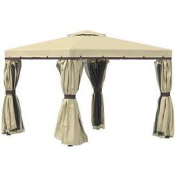 OutSunny 10 Patio Gazebo Canopy Shelter with Double