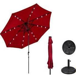 Hiland AZ Patio Heaters Solar Market Umbrella with