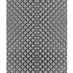 Rasch Brewster Home Fashions Wallpaper Perriand Silver Geometric Wallpaper