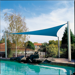 Coolaroo Coolhaven Outdoor Sun Shade Sail With Hardware Kit 95%