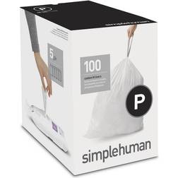 Simplehuman 50-60L 100ct Code P Custom Fit Trash Bags Liner