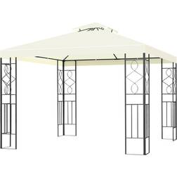 Costway 2 Tier 10'x10' Patio Gazebo Canopy Tent Frame Shelter Awning