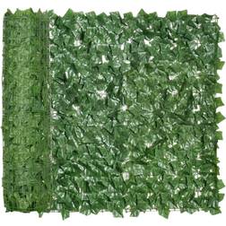 OutSunny 118" 39" Artificial Privacy Fence Screen Leaf