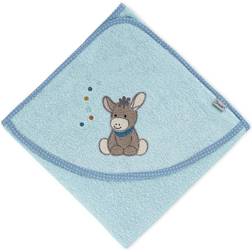 Sterntaler Hooded bath towel Emmi light blue 100x100