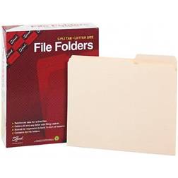 Smead File Folders, Reinforced 2/5-Cut Position, Guide Letter