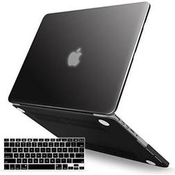 ibenzer macbook pro 13 inch case 20122015, soft touch hard case shell cover with keyboard cover for apple macbook pro 13 with retina display a1425